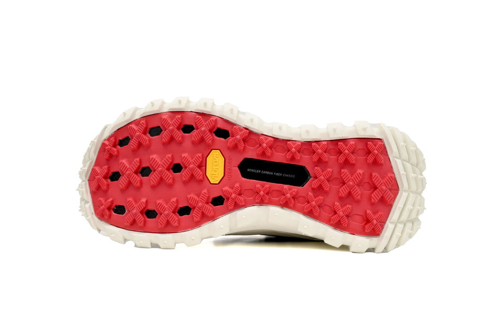 Moncler Trailgrip Leather Black White Sneakers