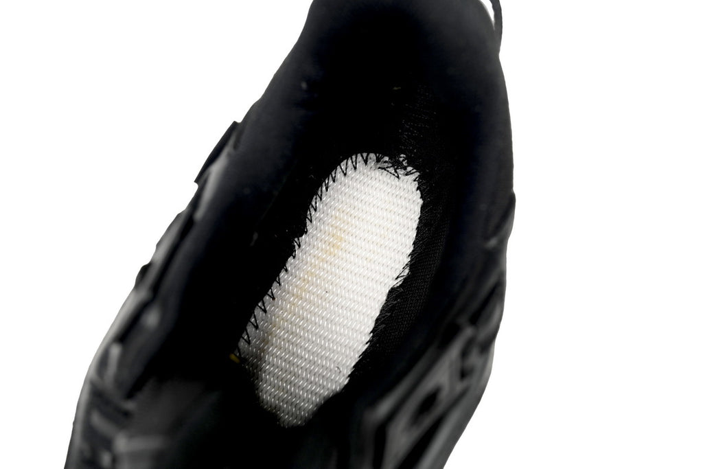 Moncler Trailgrip Leather Black White Sneakers