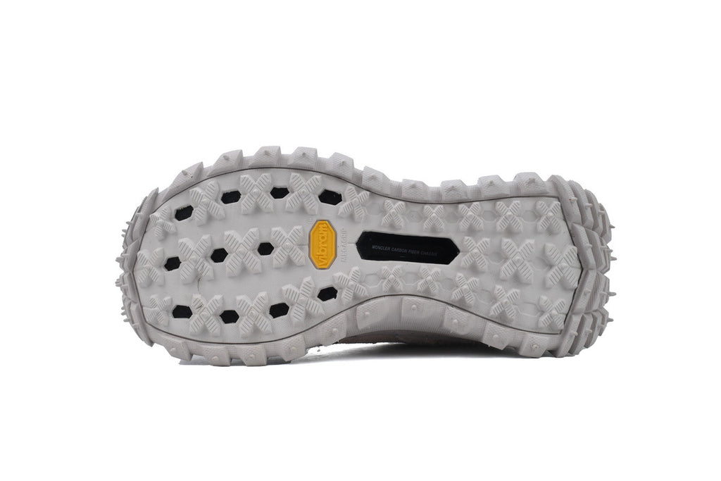 Moncler Trailgrip Light Gray Pink Suede Mesh Sneakers
