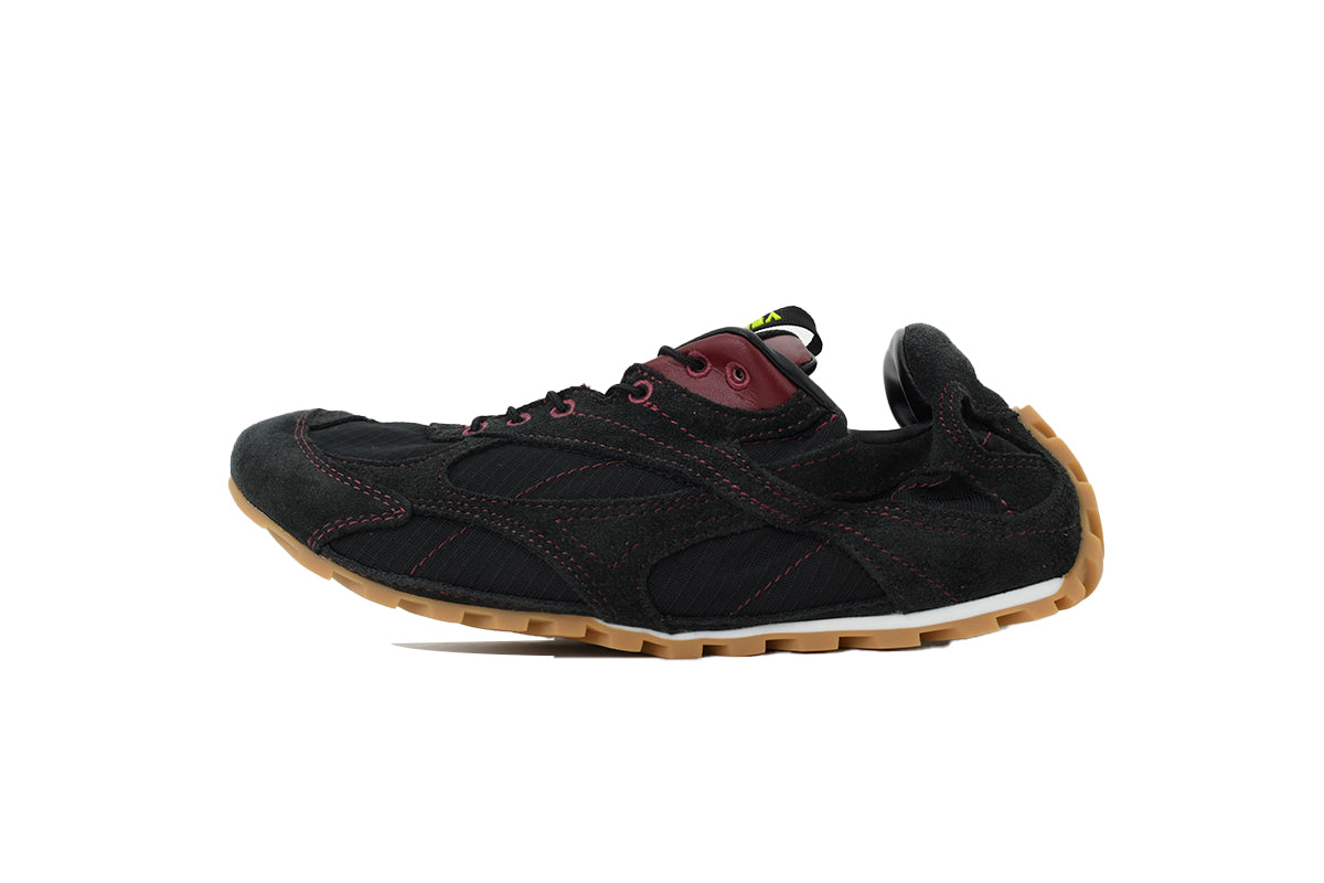 Bottega Veneta Orbit Flash Sneakers – Black/Apple Red
