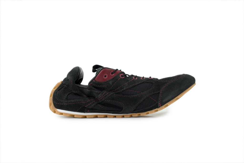 Bottega Veneta Orbit Flash Sneakers – Black/Apple Red