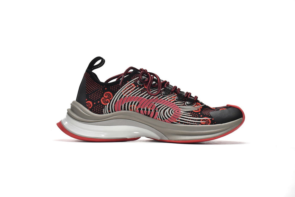 Gucci Run Black Red Sneakers
