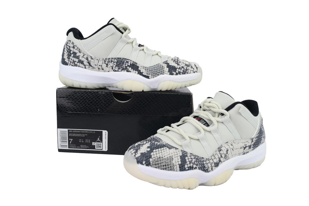 Air Jordan 11 Retro Low 'Light Bone Snakeskin'