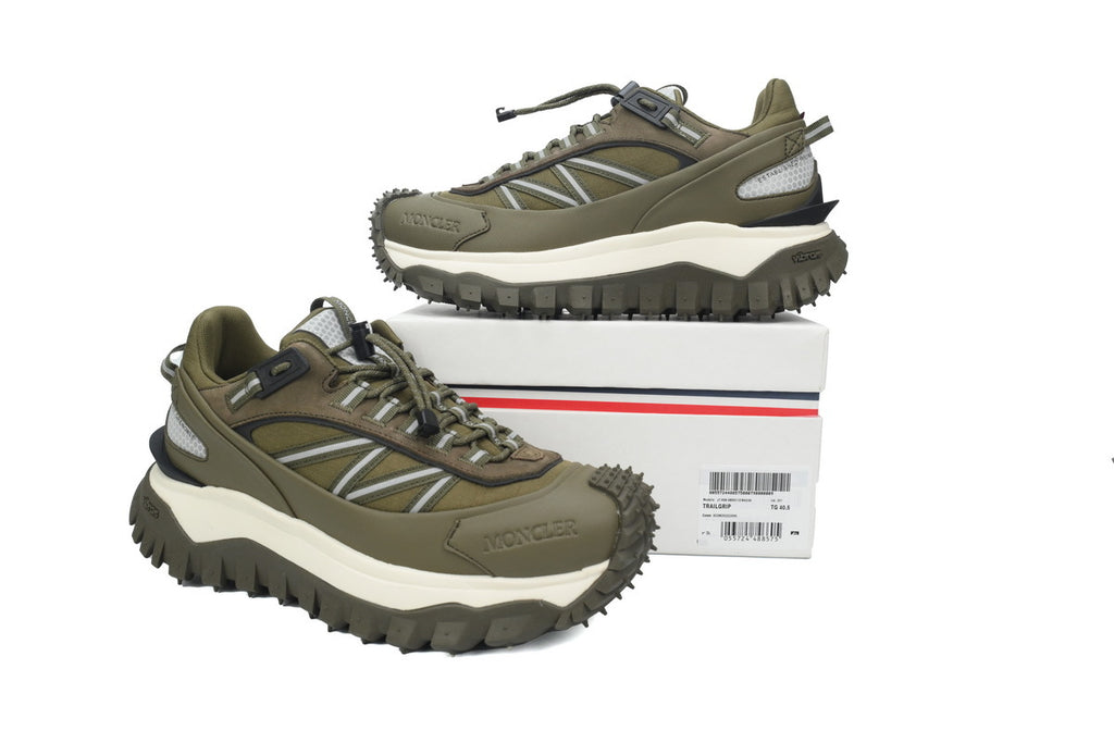 Moncler Trailgrip GTX Dark Green Sneakers