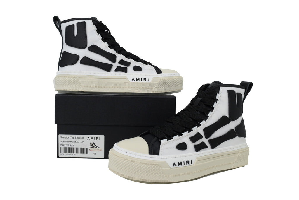 AMIRI White Black Sneakers