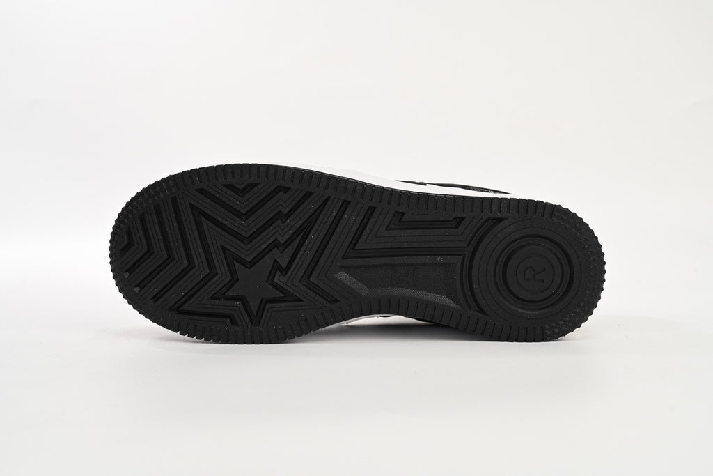 A BATHING APE BAPE STA Low Black Black Snake Skin