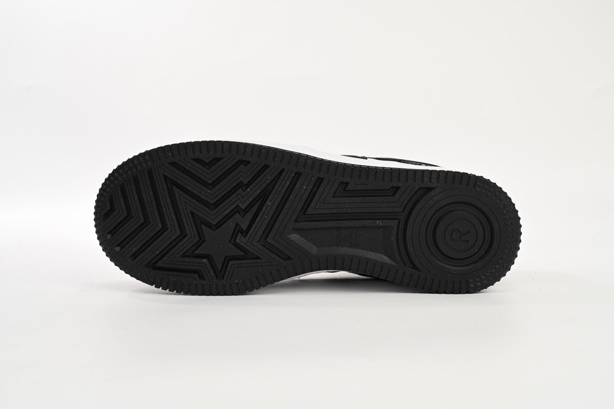 A BATHING APE BAPE STA Low Black Black Snake Skin