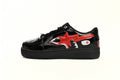 A BATHING APE BAPE STA Low Black Blue Black Shark