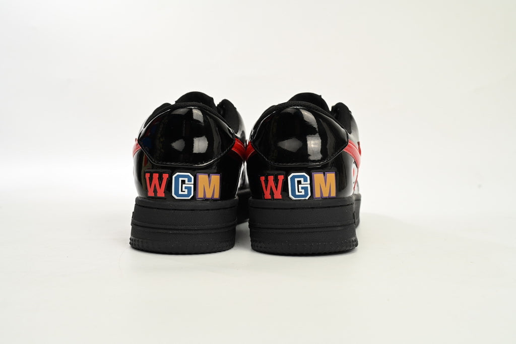 A BATHING APE BAPE STA Low Black Blue Black Shark