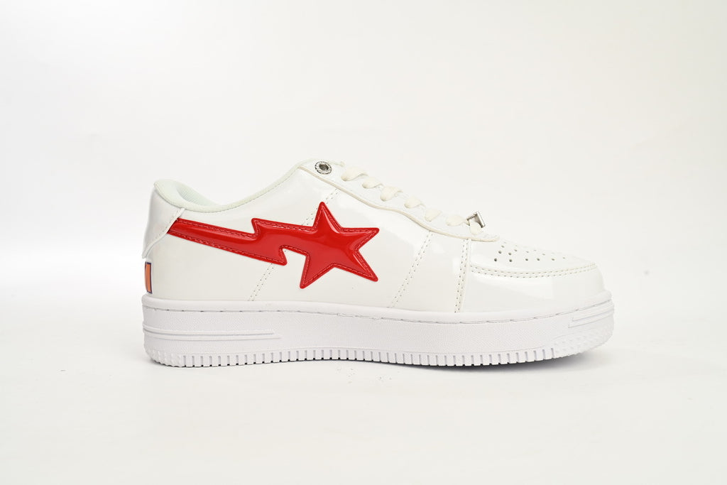 A BATHING APE BAPE STA Low Black Blue White Shark Sneakers