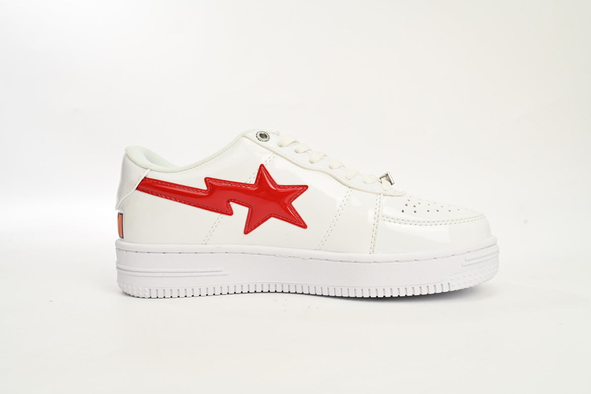 A BATHING APE BAPE STA Low Black Blue White Shark Sneakers