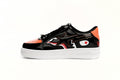 A BATHING APE BAPE STA Low Black Blue Black Orange Shark Sneakers