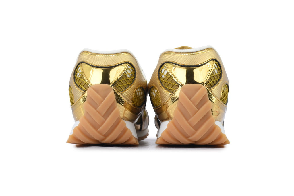 Bottega Veneta Orbit P360 Sneakers – Metallic Gold