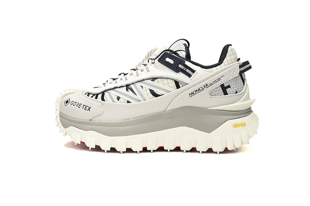 Moncler White Black Outdoor Sneakers