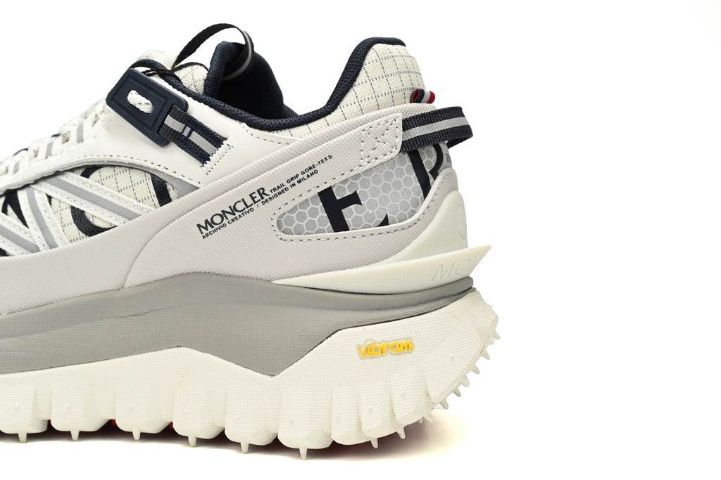 Moncler White Black Outdoor Sneakers