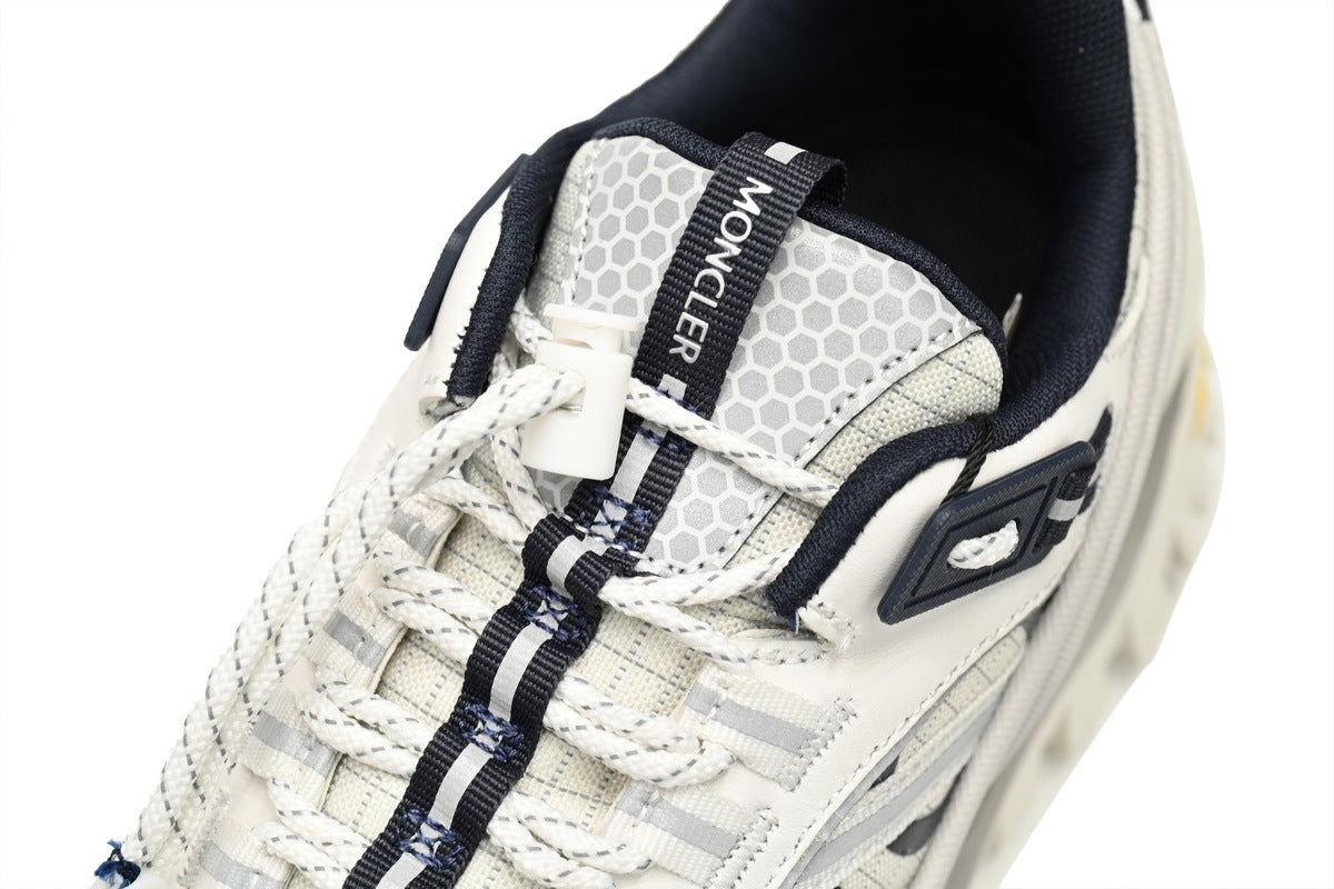 Moncler White Black Outdoor Sneakers