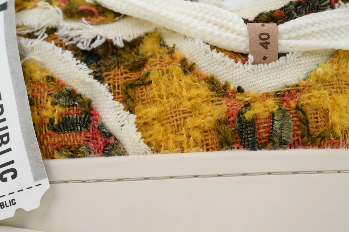 Smilerepublic Canvas Sneakers – Tweed Yellow