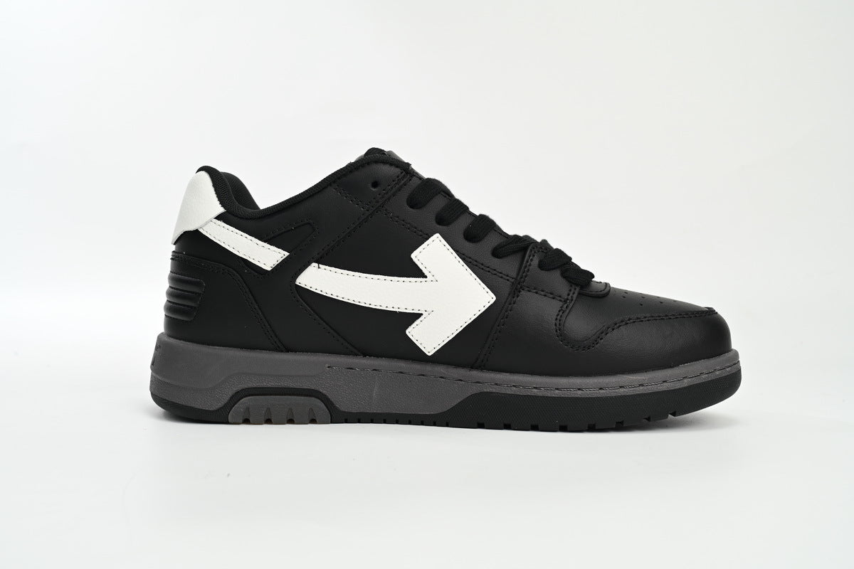 OFF-WHITE Out of Office Black/Beige/White Sneakers
