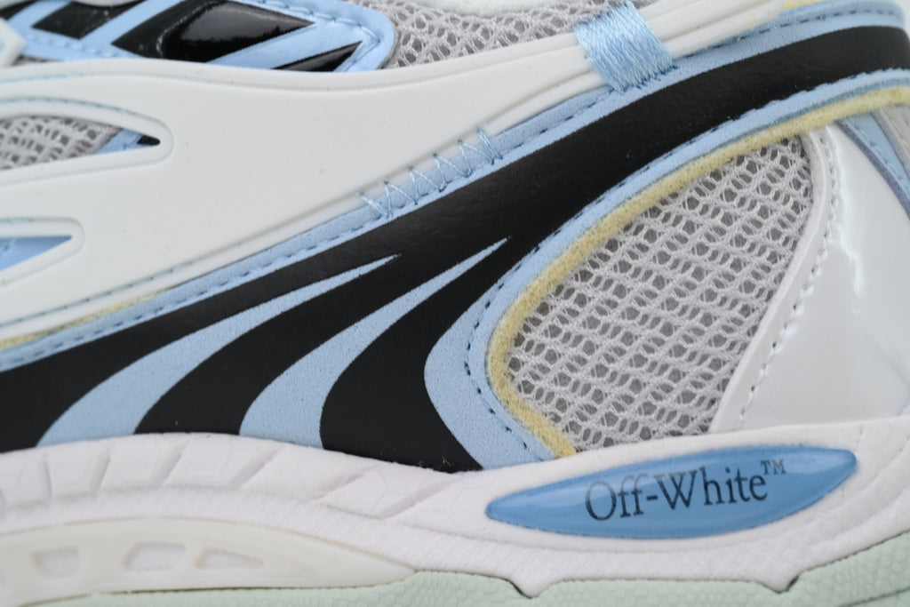 Off-White Be Right Back White Light Blue Sneakers