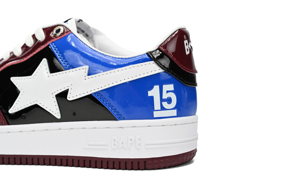 A BATHING APE BAPE STA Low Baijiu Red Blue 02 Sneakers