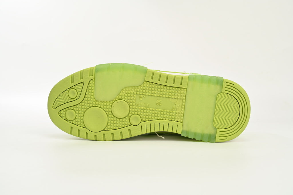 Off-White Out Of Office Low-Top Sneakers Green White