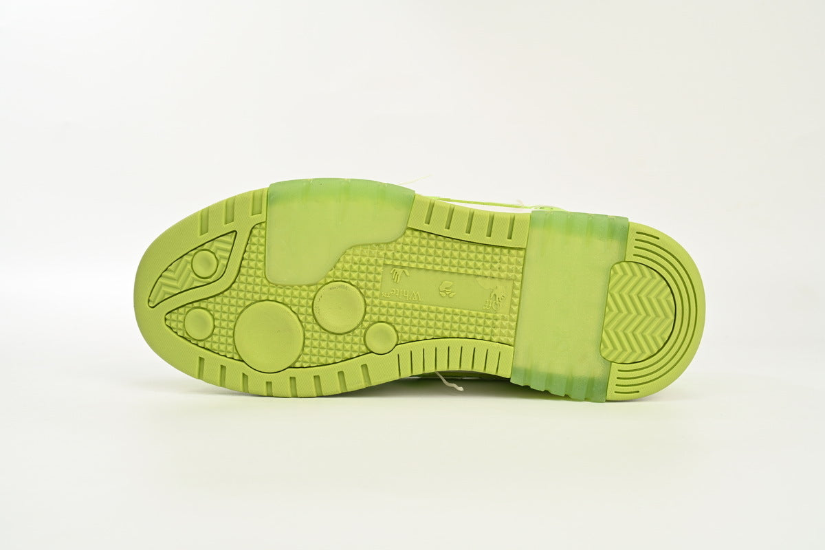 Off-White Out Of Office Low-Top Sneakers Green White