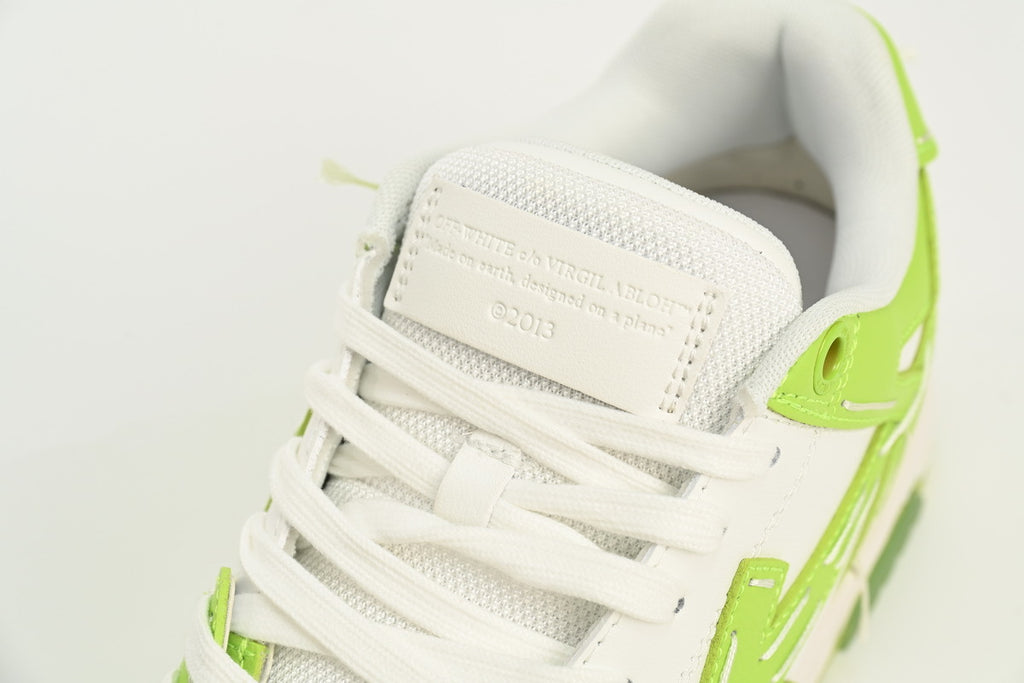 Off-White Out Of Office Low-Top Sneakers Green White