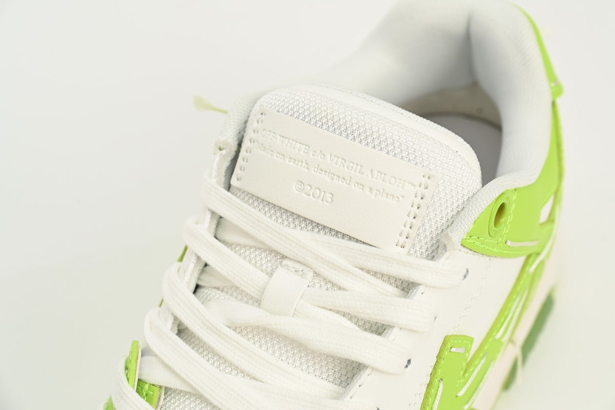 Off-White Out Of Office Low-Top Sneakers Green White
