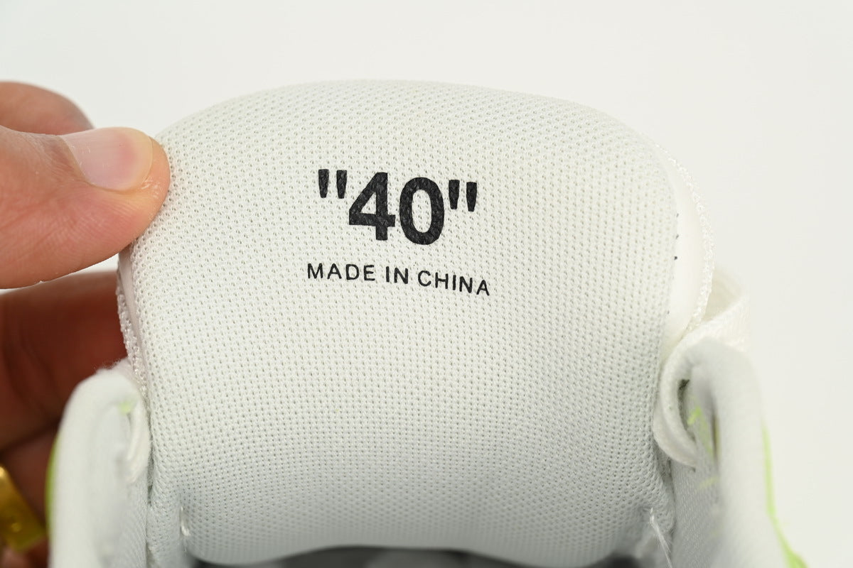 Off-White Out Of Office Low-Top Sneakers Green White
