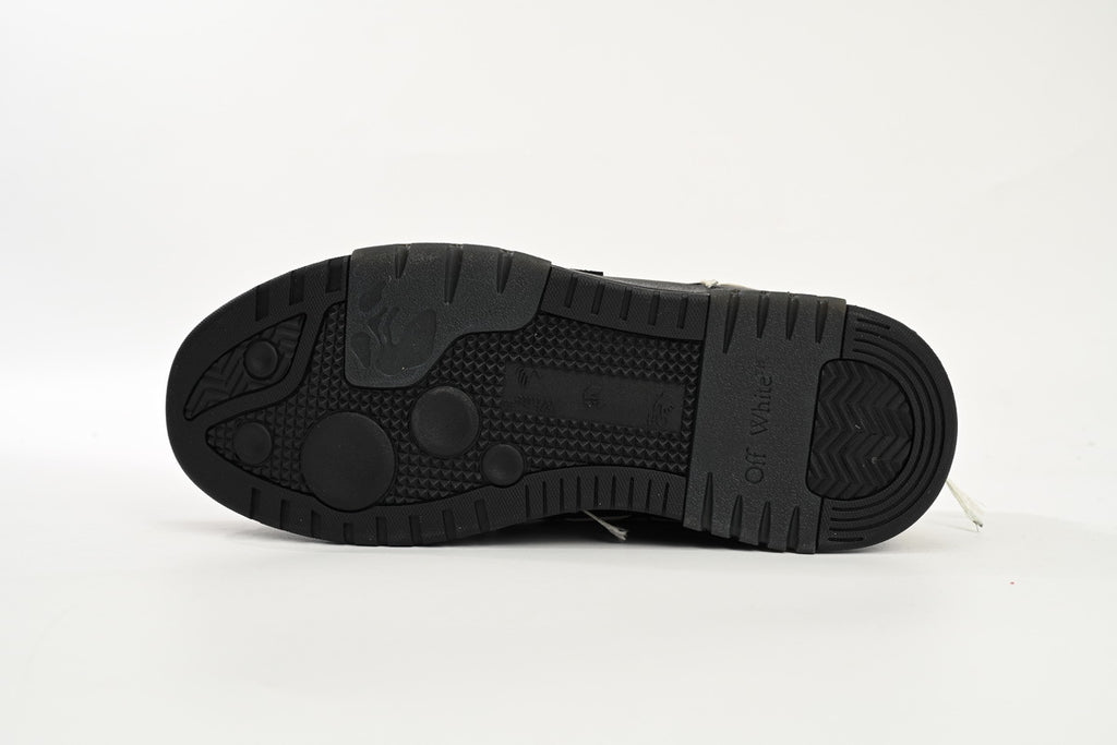 OFF-WHITE Out of Office Black/White Line Sneakers
