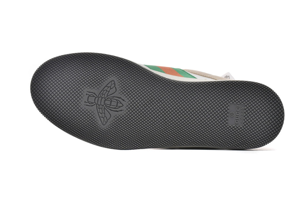 Gucci Screener White Textile Sneakers