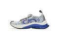 Gucci Run White Blue GG Knit Sneakers