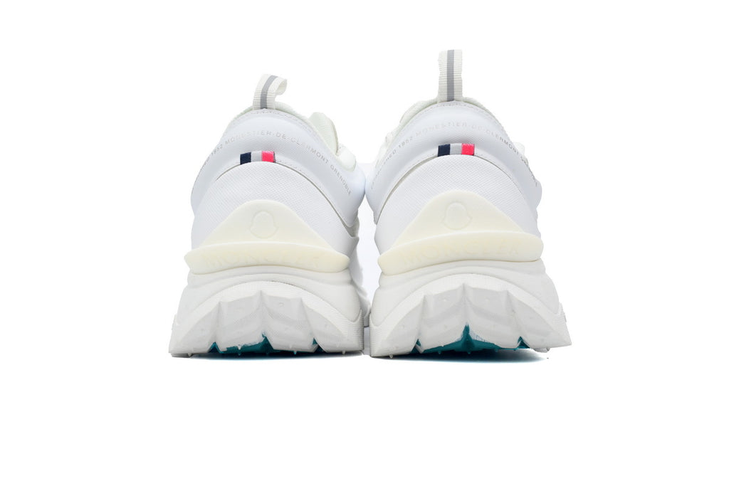Moncler Trailgrip White Mesh Leather Sneakers