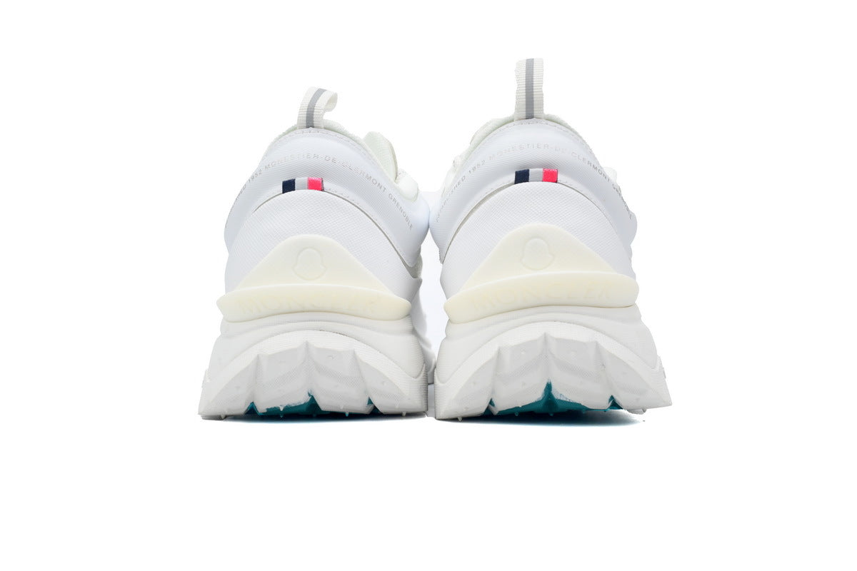 Moncler Trailgrip White Mesh Leather Sneakers