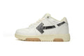 OFF-WHITE Out of Office White/Black Accent Sneakers