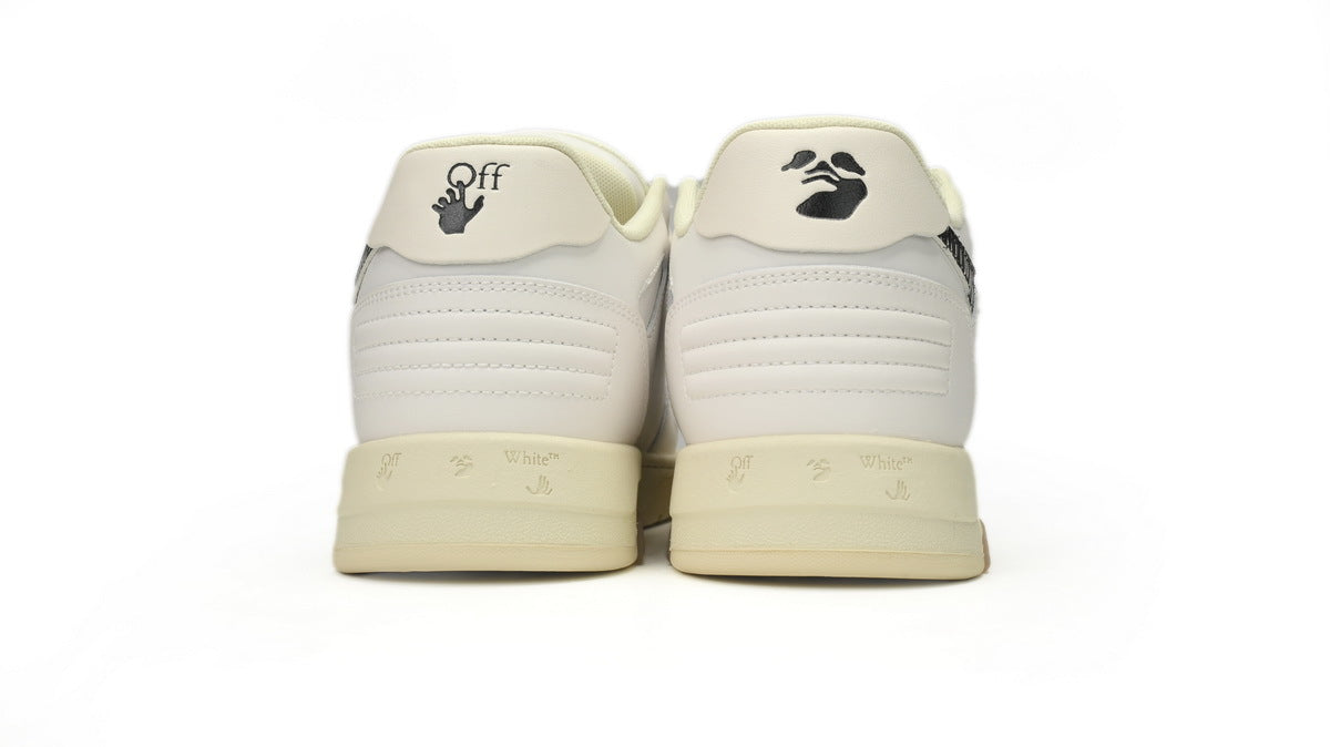 OFF-WHITE Out of Office White/Black Accent Sneakers