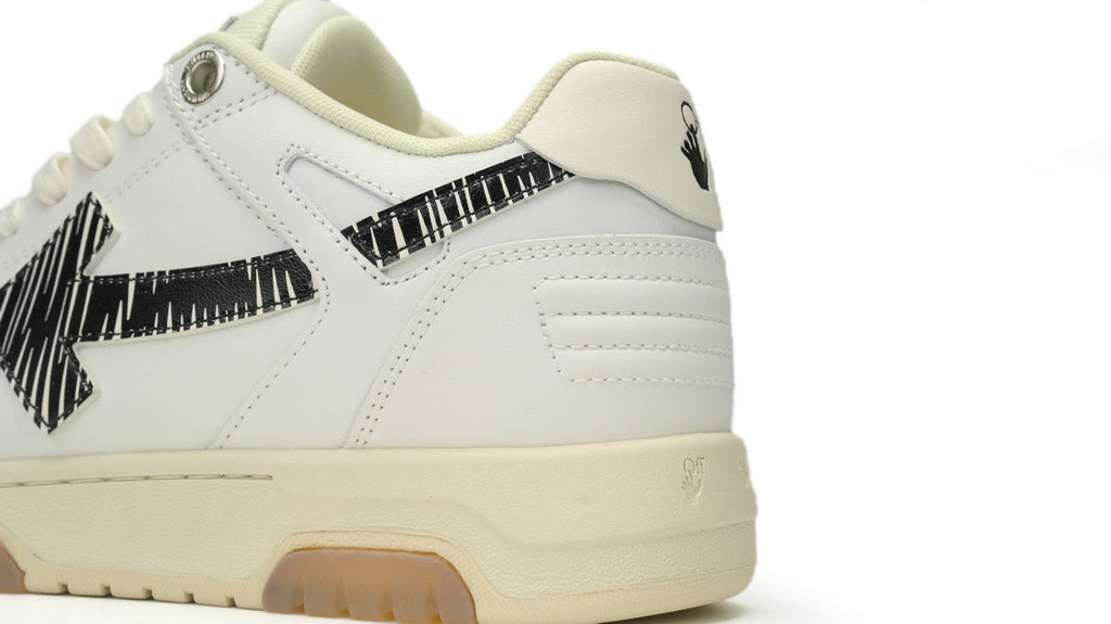 OFF-WHITE Out of Office White/Black Accent Sneakers