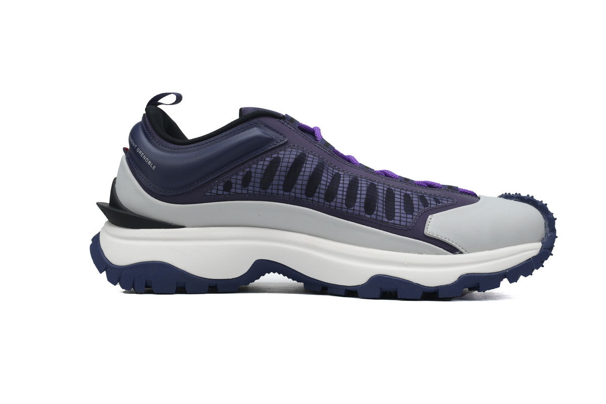 Moncler Trailgrip Lite Dark Purple Light Gray Sneakers