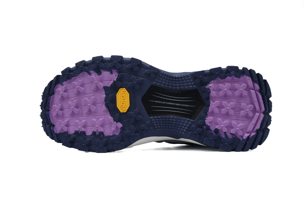 Moncler Trailgrip Lite Dark Purple Light Gray Sneakers