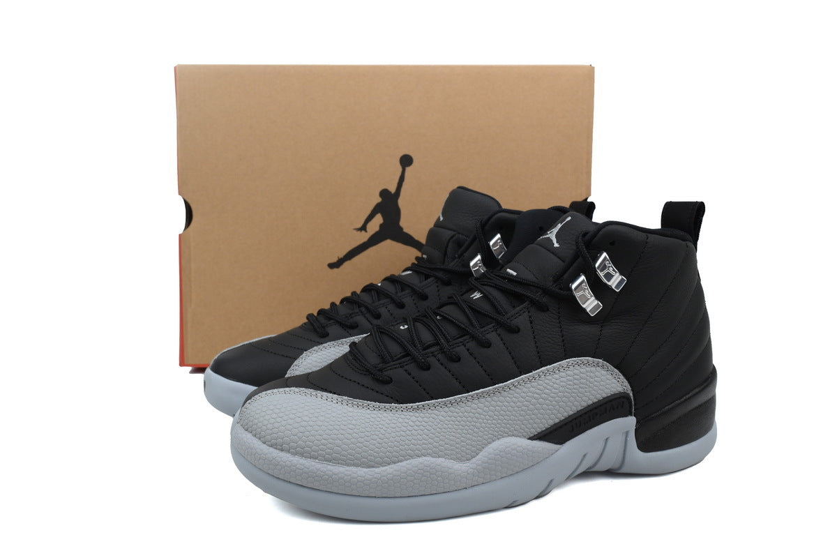 Air Jordan 12 Retro 'Black and wolf Gre