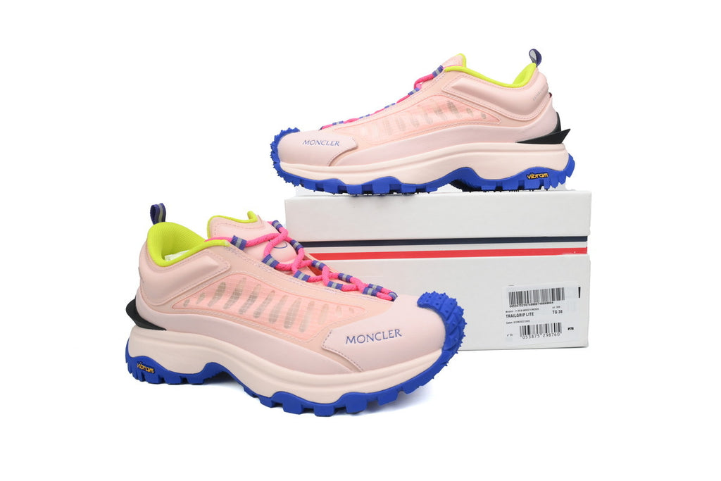 Moncler Trailgrip Lite Light Pink Ripstop Sneakers
