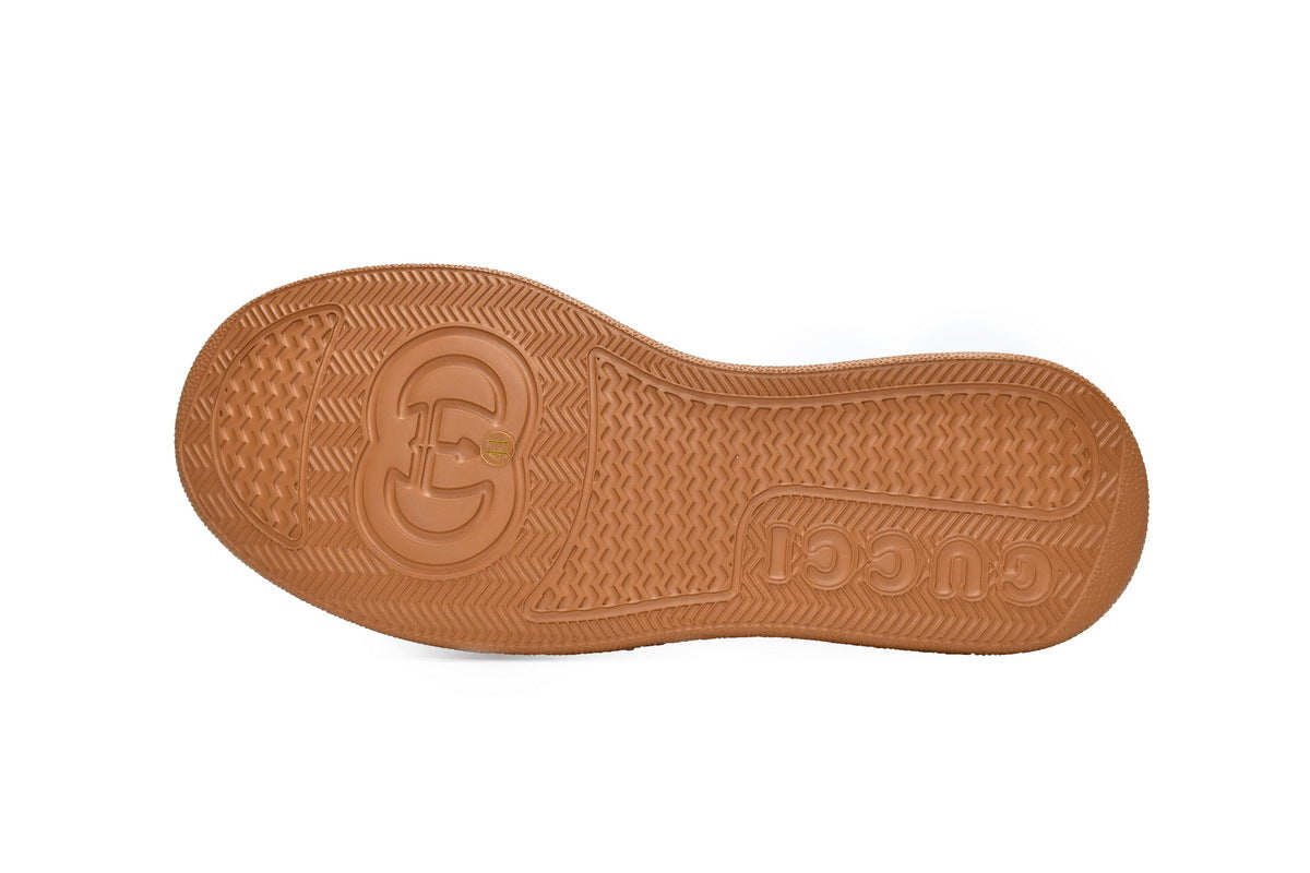Gucci Chunky B Brown GG Canvas Sneakers