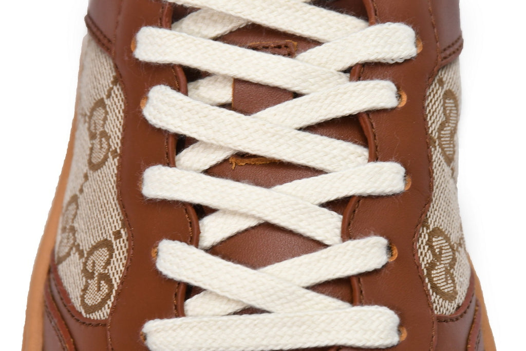 Gucci Chunky B Brown GG Canvas Sneakers