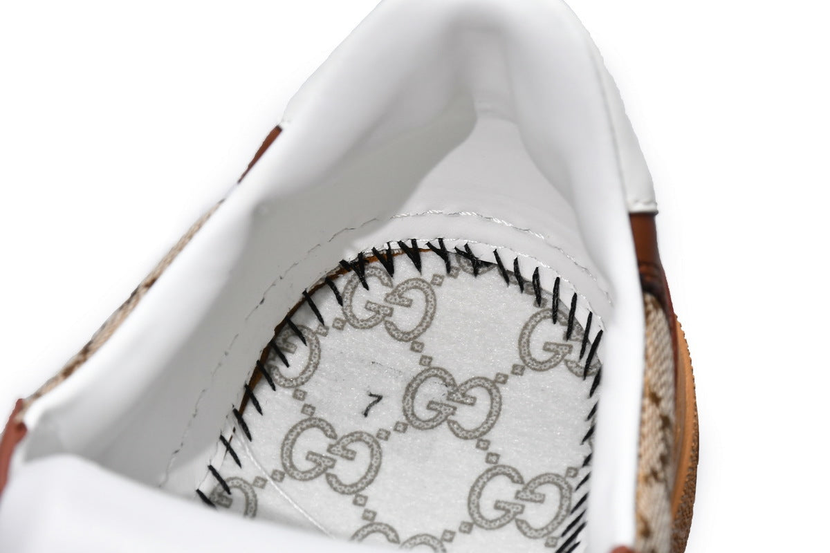 Gucci Chunky B Brown GG Canvas Sneakers