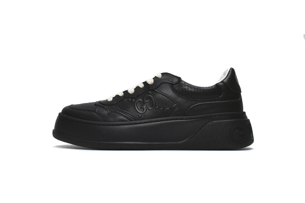 Gucci Chunky B Black Leather Sneakers