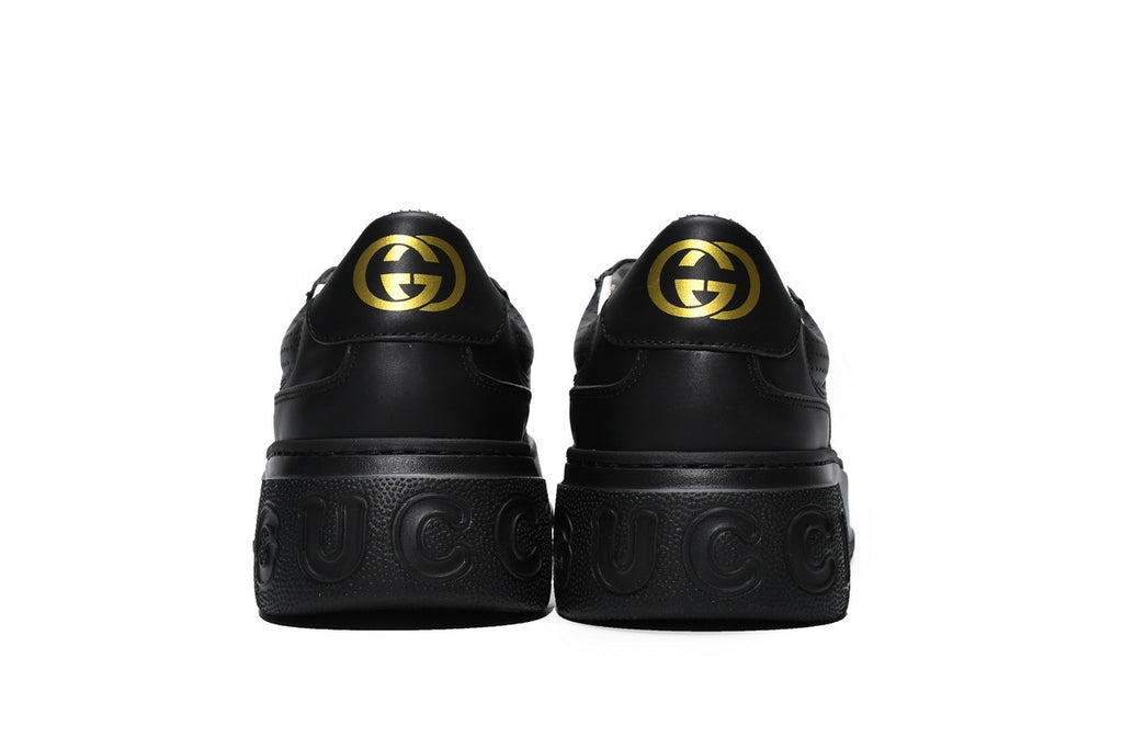 Gucci Chunky B Black Leather Sneakers