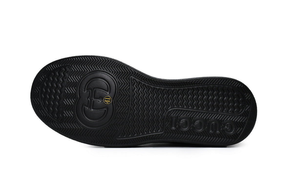 Gucci Chunky B Black Leather Sneakers