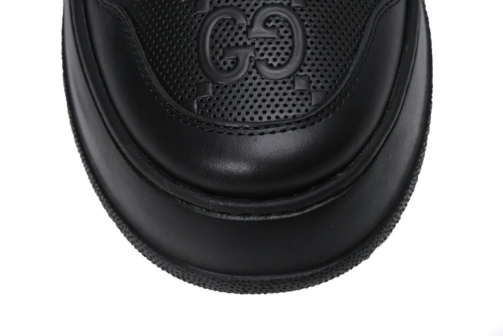 Gucci Chunky B Black Leather Sneakers