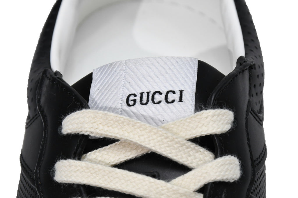 Gucci Chunky B Black Leather Sneakers