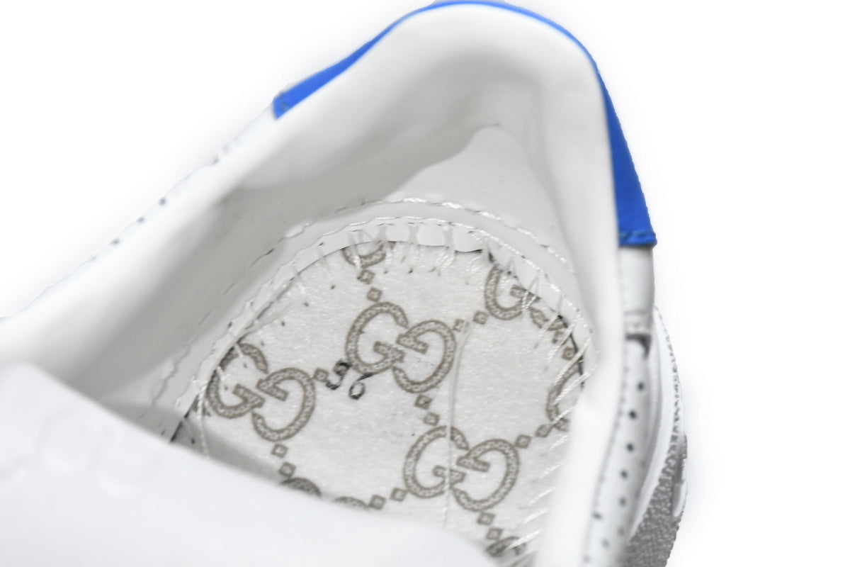 Gucci Chunky B Ribbon White Leather Sneakers